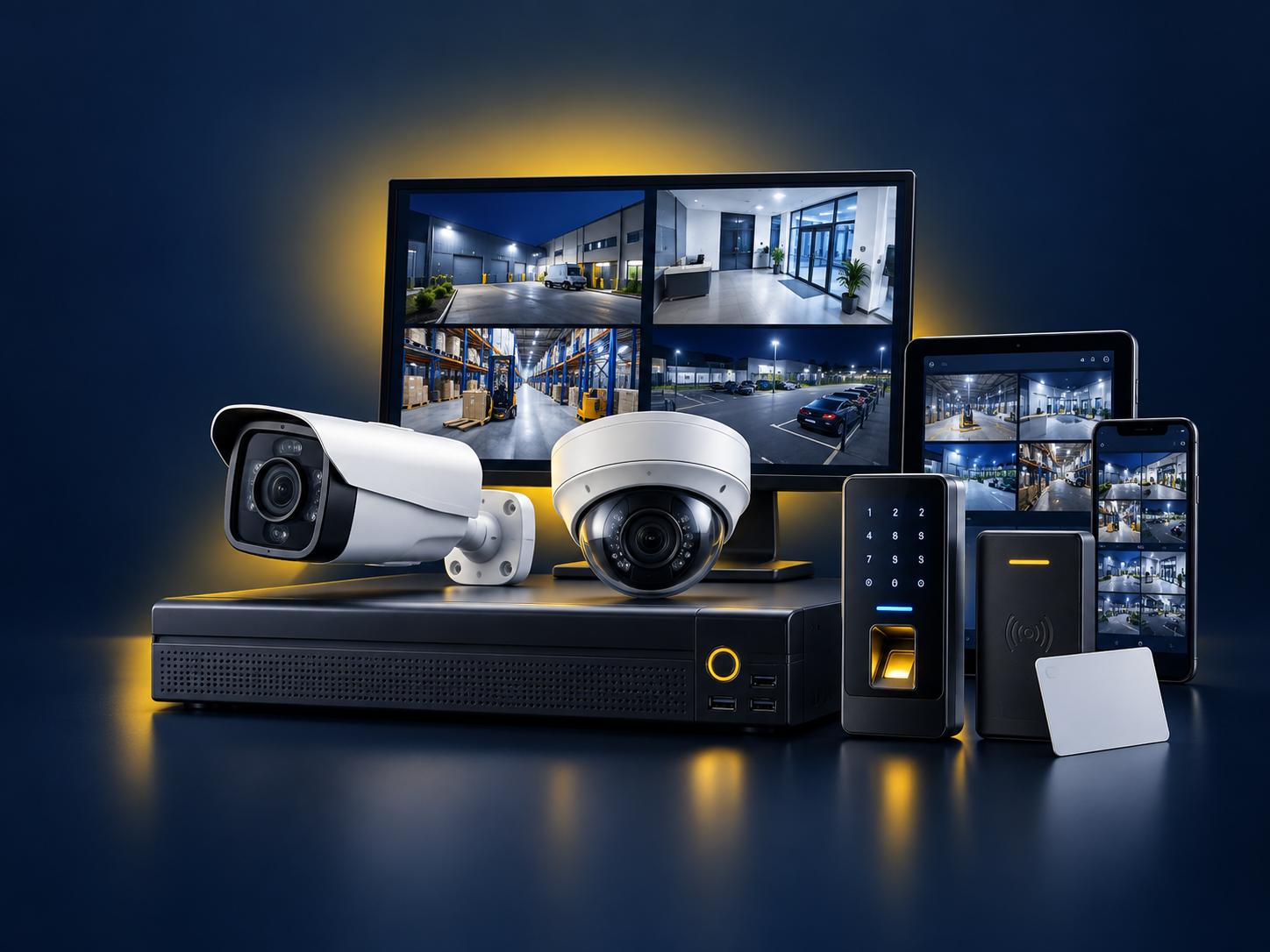 IP CCTV cameras and security system