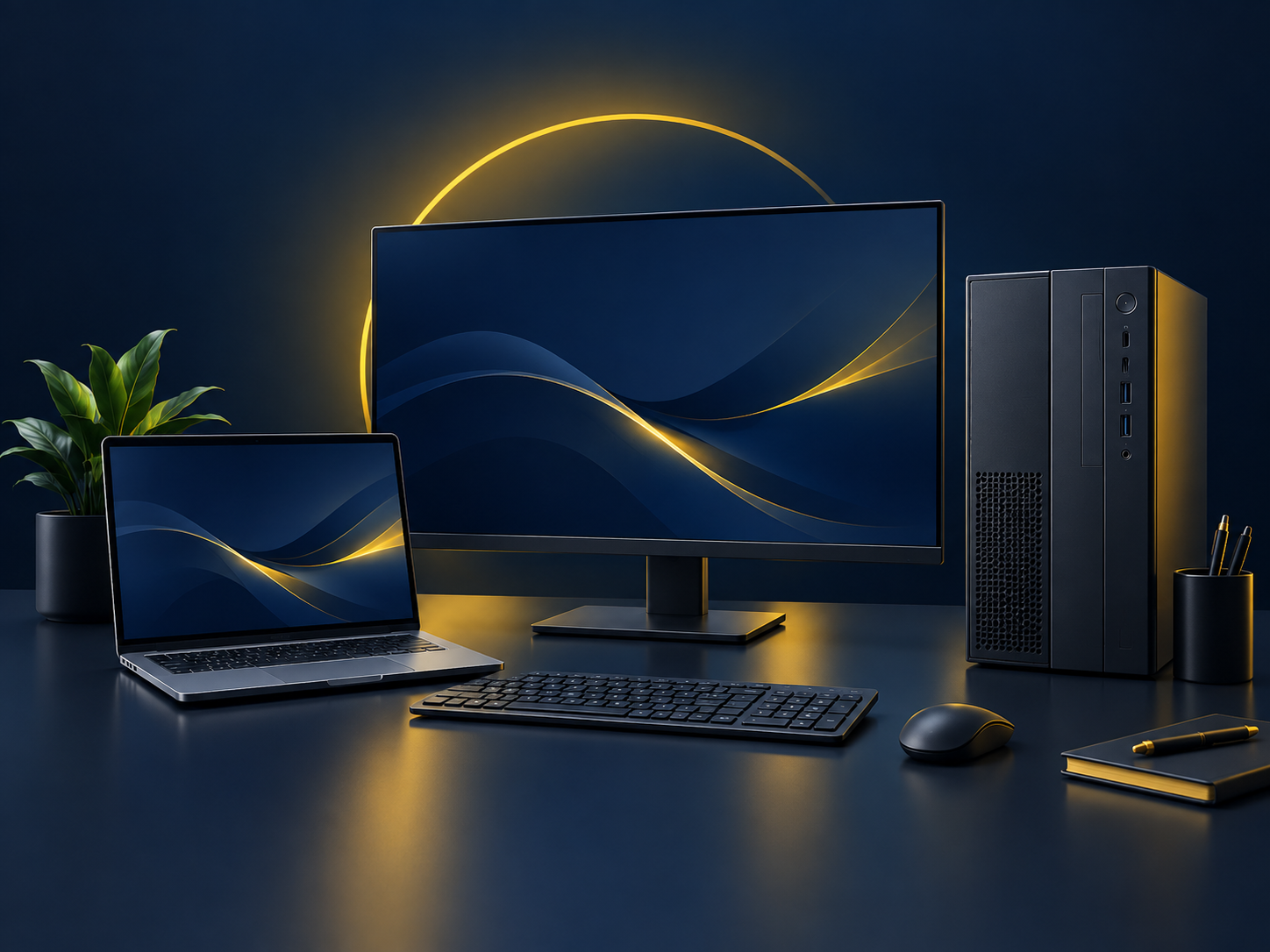 Laptop and desktop computers